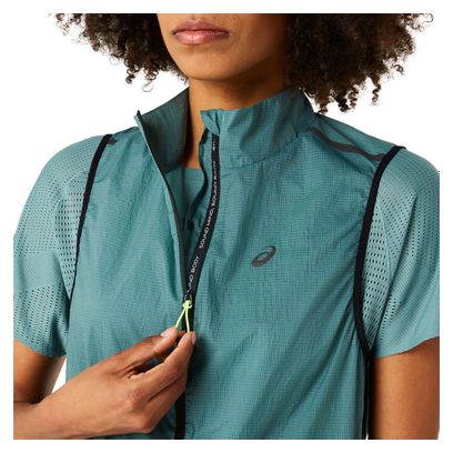 Veste sans manche Asics Metarun Packable Bleu Femme