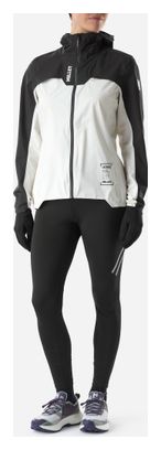 Chaqueta impermeable Millet Intense Pro 2.5L blanca/negra para mujer