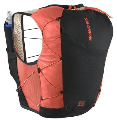 Salomon Active Skin 12 Women's Hydration Bag Black/Corail