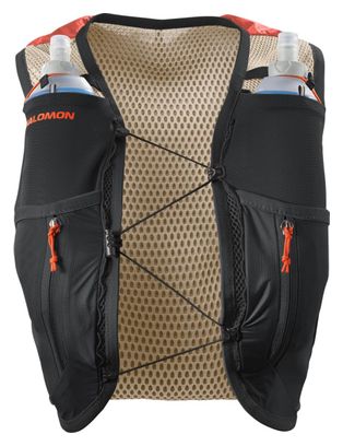 Salomon Active Skin 12 Damen-Trinkrucksack Schwarz/Koralle