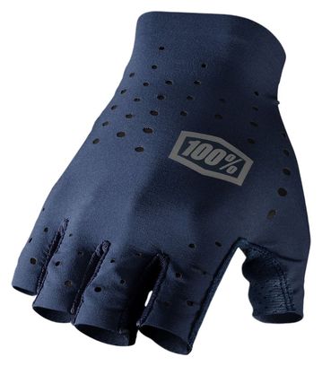 Paar kurze Handschuhe 100% Sling Blue