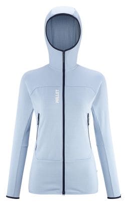 Forro polar Millet Fusion Grid para mujer Azul