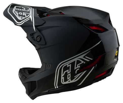 Troy Lee Designs D4 Polyacrylite Mips Black full-face helmet