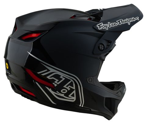 Troy Lee Designs Casco da moto SE4 POLYACRYLITE RACE SHOP in policarbonato con tecnologia MIPS e 16 prese d'aria da ragazzi