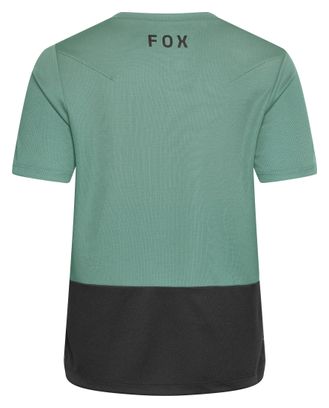 Fox Ranger Head Jersey met korte mouwen voor kinderen Groen