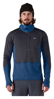 Patagonia R1 Hoody Hooded Fleece Blue Man