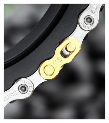 2er-Set Kettenschnellverschluss Fahrrad 11-Gang – Magic Link Connector golden