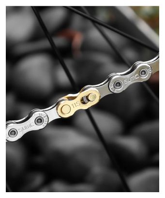 2er-Set Kettenschnellverschluss Fahrrad 11-Gang – Magic Link Connector golden