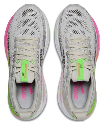 Brooks Adrenaline GTS 25 Running Schuhe Grau/Pink/Grün Women