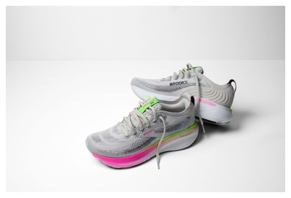 Brooks Adrenaline GTS 25 Running Schuhe Grau/Pink/Grün Women