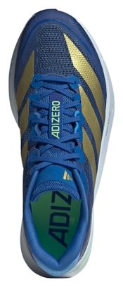 adidas Adizero Boston 13 Running Shoes, Blue/Gold, Men's