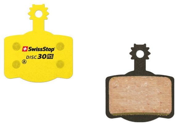 Paar SwissStop Disc 30 RS Organic Pads voor Magura / Campagnolo remmen