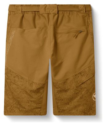 Pantaloncini da MTB Endura Hummvee marroni da uomo