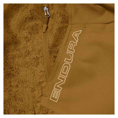 Pantaloncini da MTB Endura Hummvee marroni da uomo