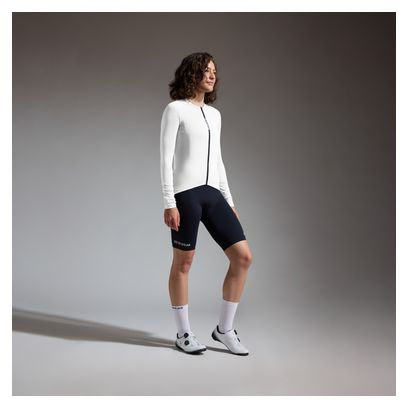 Maglia a maniche lunghe Gore Wear Spinshift bianca da donna