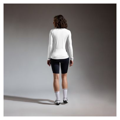 Maglia a maniche lunghe Gore Wear Spinshift bianca da donna