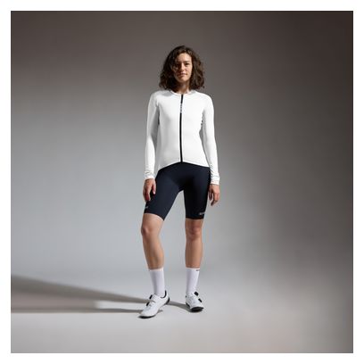 Maglia a maniche lunghe Gore Wear Spinshift bianca da donna