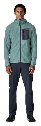 Felpa con cappuccio Patagonia R1 Air Full-Zip Hoody Blu Uomo