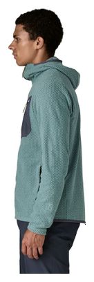Felpa con cappuccio Patagonia R1 Air Full-Zip Hoody Blu Uomo