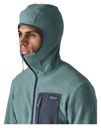 Felpa con cappuccio Patagonia R1 Air Full-Zip Hoody Blu Uomo