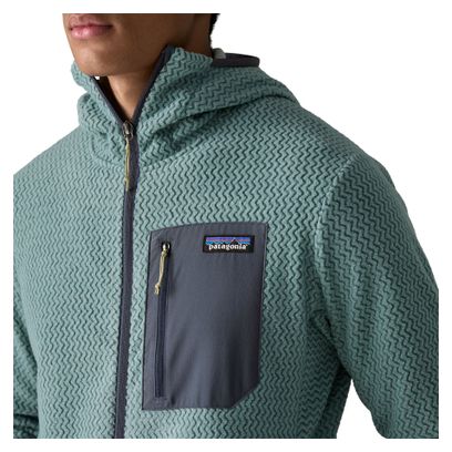 Felpa con cappuccio Patagonia R1 Air Full-Zip Hoody Blu Uomo