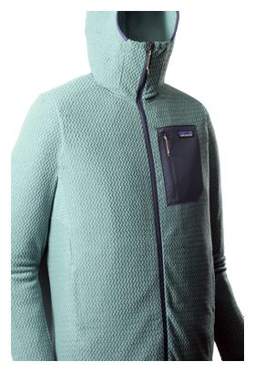 Felpa con cappuccio Patagonia R1 Air Full-Zip Hoody Blu Uomo