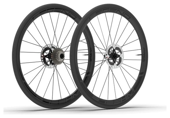 PAIRE DE ROUES | LEGEND WHEELS | 30P PRO⁴ | DISC 12X100- 12X142MM | CENTERLOCK | DT SWISS 240 EXP | CAMPAGNOLO