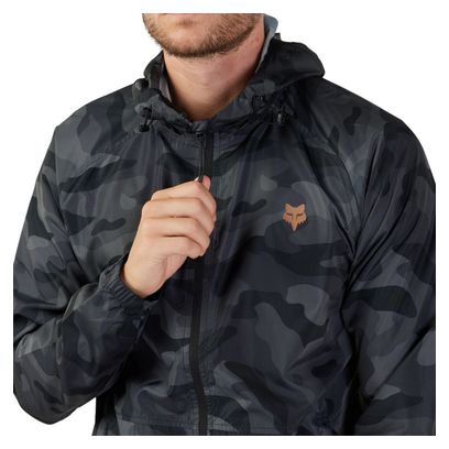 FOX Head Camo Cortavientos Negro