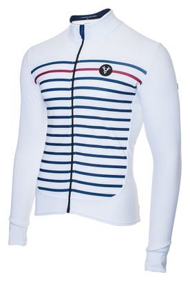 Maillot Manches Longues LeBram Ventoux Édition Limitée Blanc Bleu Bordeaux