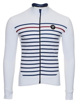 LeBram Ventoux Long Sleeve Jersey Limited Edition White Blue Bordeaux