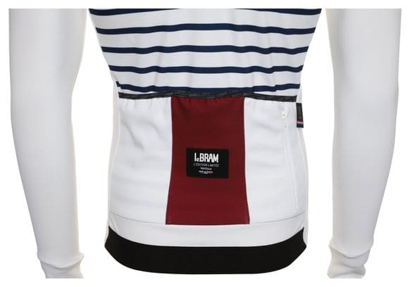 LeBram Ventoux Long Sleeve Jersey Limited Edition White Blue Bordeaux