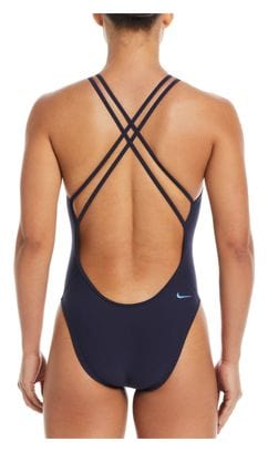 Costume da bagno Nike Swim Hydrastrong 3D Swoosh Blue Donna