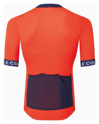 Maillot ligero de manga corta Le Col Sport Rojo/Azul