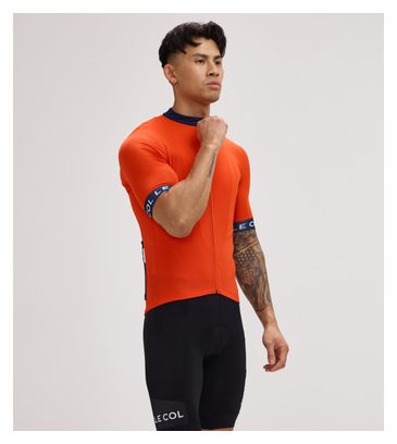 Maillot Manches Courtes Le Col Sport Lightweight Rouge/Bleu