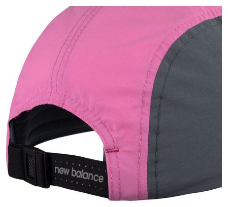 Gorra New Balance 5 Panel Everyday Trainer Azul Rosa