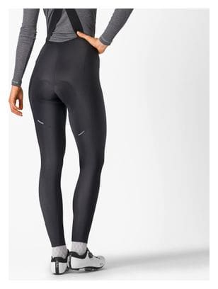 Lange Radhose mit Trägern Castelli Espresso DT Schwarz