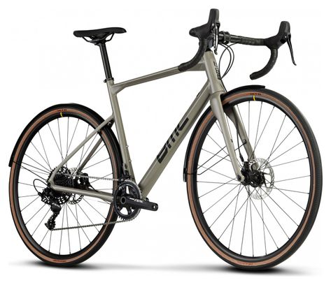 Gravel Bike BMC Roadmachine X Sram Apex 11V 700 mm Gris Rhino 2021