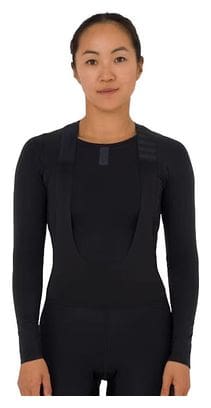 BaseLayer Camiseta de manga larga Rapha Merino Negro para mujer