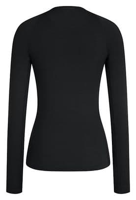 BaseLayer Camiseta de manga larga Rapha Merino Negro para mujer