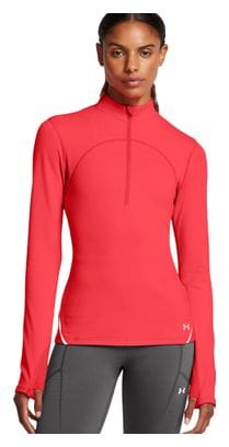 Under Armour Vanish Red Women's 1/2 Zip Thermal Top