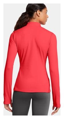 Under Armour Vanish Women's Red 1/2 Zip Thermal Top