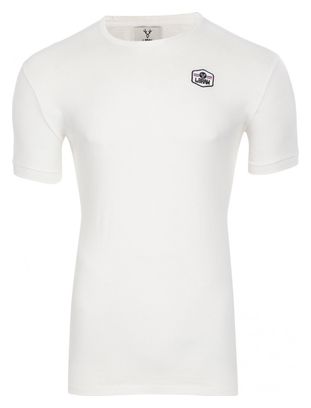 T-Shirt Manches Courtes LeBram Ecusson Marshmallow / Blanc