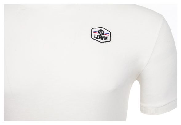 LeBram Marshmallow Crest Short Sleeve T-Shirt / Wit