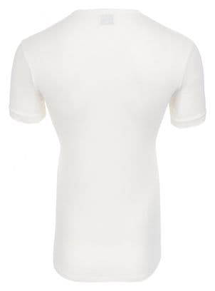 T-Shirt Manches Courtes LeBram Ecusson Marshmallow / Blanc
