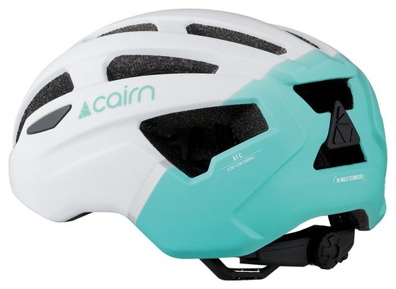 Casque Cairn Prism II Blanc/Turquoise