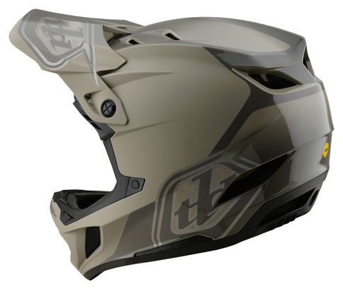 Troy Lee Designs D4 Polyacrylite Mips Green full-face helmet