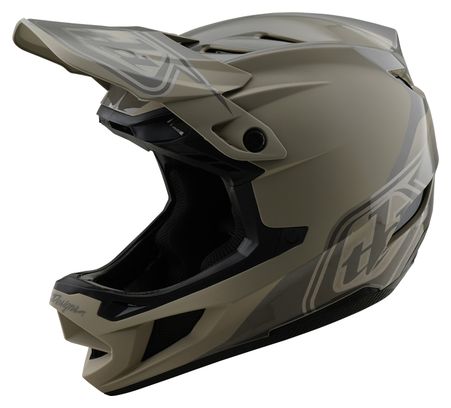 Troy Lee Designs D4 Polyacrylite Mips Green full-face helmet