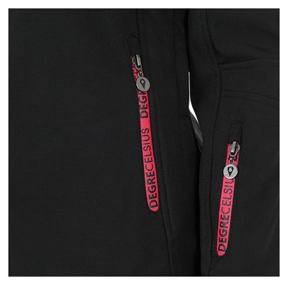 Veste Softshell Femme Amalon Noir/fuchsia