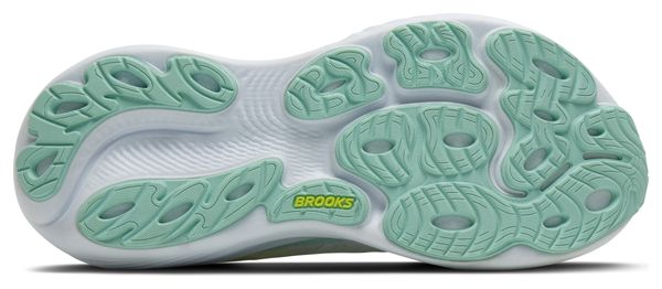 Brooks Adrenaline GTS 25 Wit/Groen Dames Hardloopschoenen