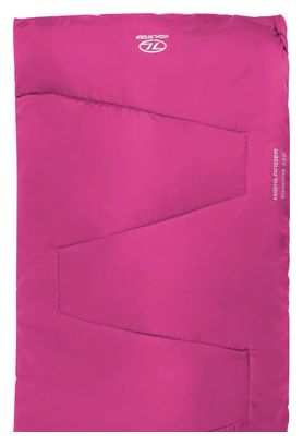 Couverture de sac de couchage Highlander modèle Sleepline 250 5°C-Rose
